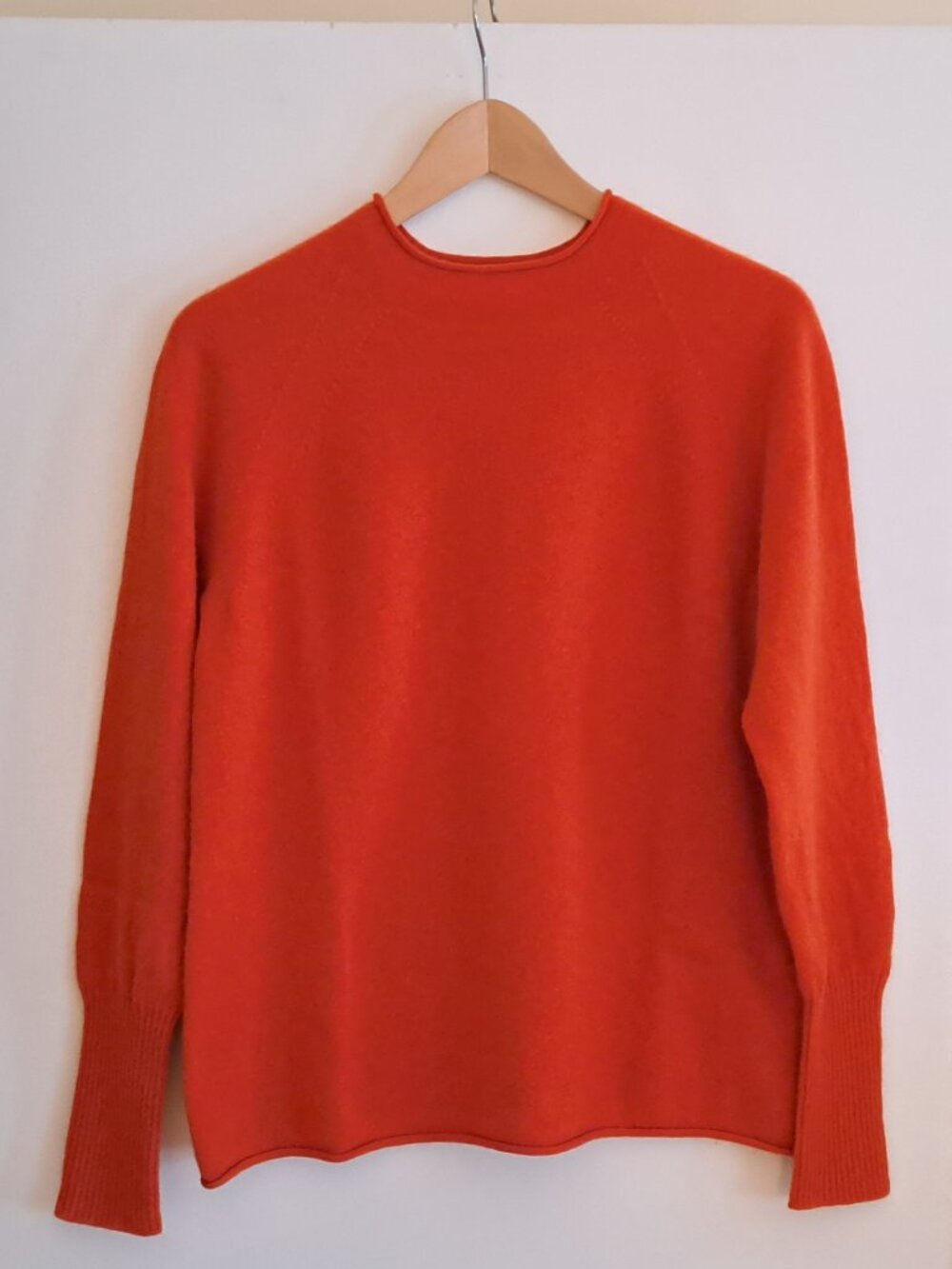 TOAST wool cashmere sweater, sz S, orange